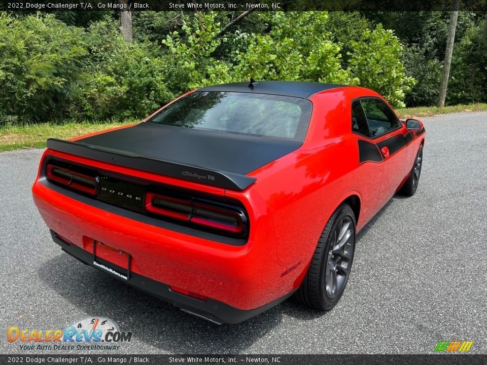 2022 Dodge Challenger T/A Go Mango / Black Photo #7