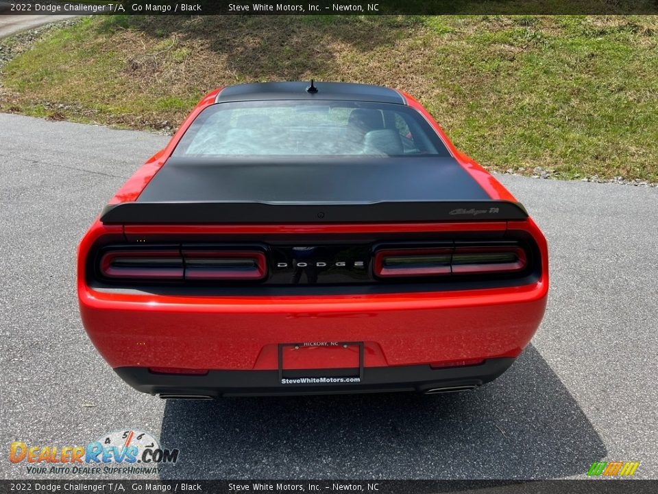 2022 Dodge Challenger T/A Go Mango / Black Photo #8