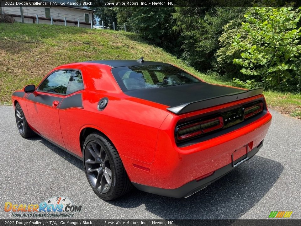 2022 Dodge Challenger T/A Go Mango / Black Photo #9