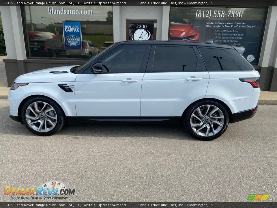 2019 Land Rover Range Rover Sport HSE Fuji White / Espresso/Almond Photo #1