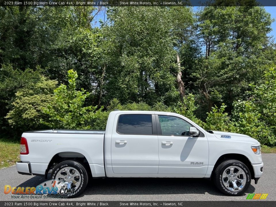 2023 Ram 1500 Big Horn Crew Cab 4x4 Bright White / Black Photo #5