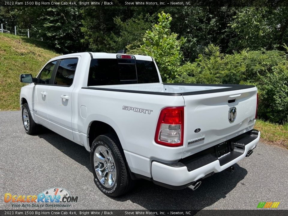 2023 Ram 1500 Big Horn Crew Cab 4x4 Bright White / Black Photo #9