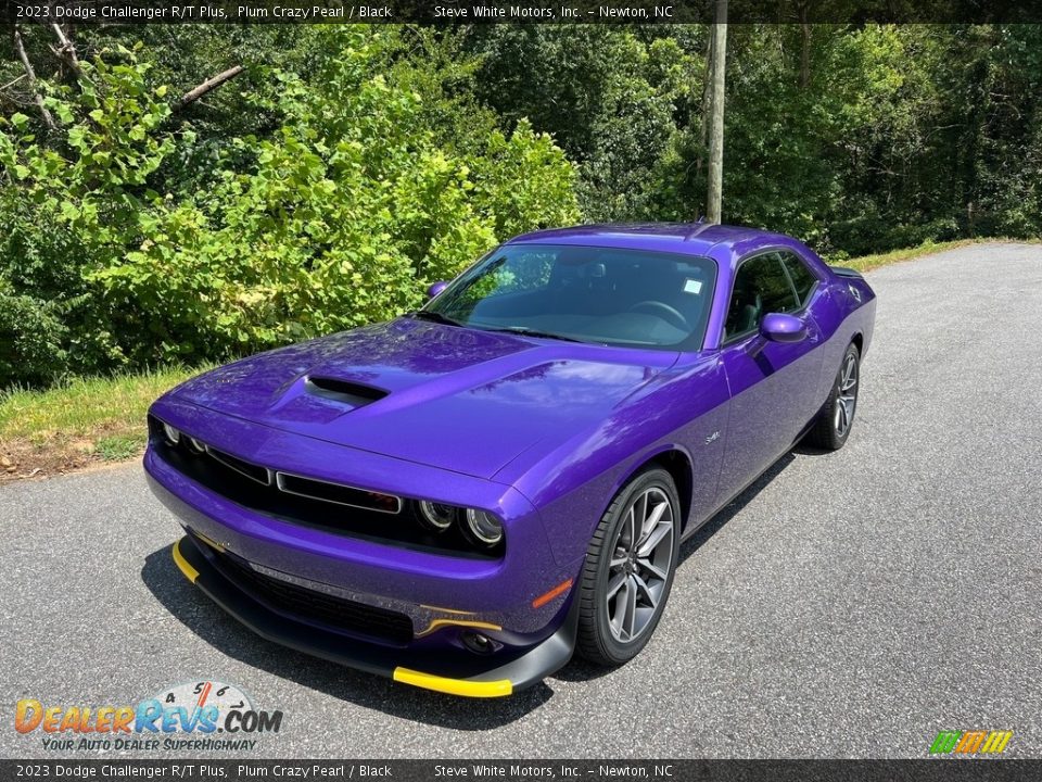 2023 Dodge Challenger R/T Plus Plum Crazy Pearl / Black Photo #2