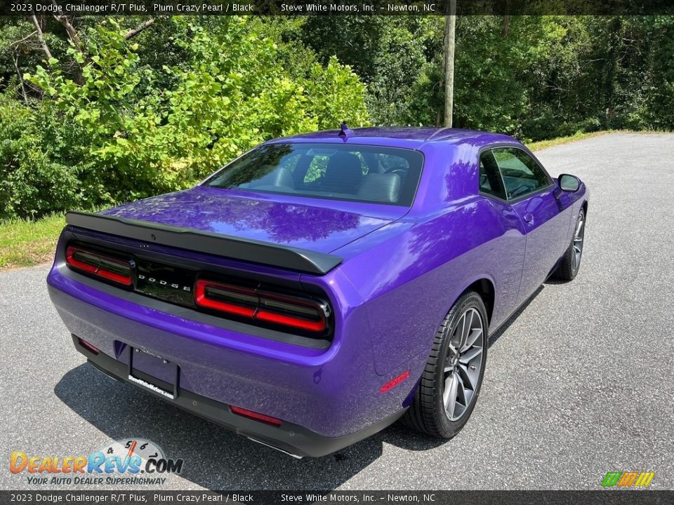 2023 Dodge Challenger R/T Plus Plum Crazy Pearl / Black Photo #6