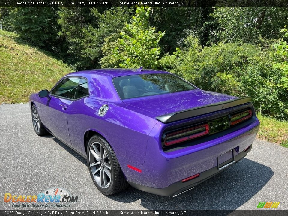 2023 Dodge Challenger R/T Plus Plum Crazy Pearl / Black Photo #8