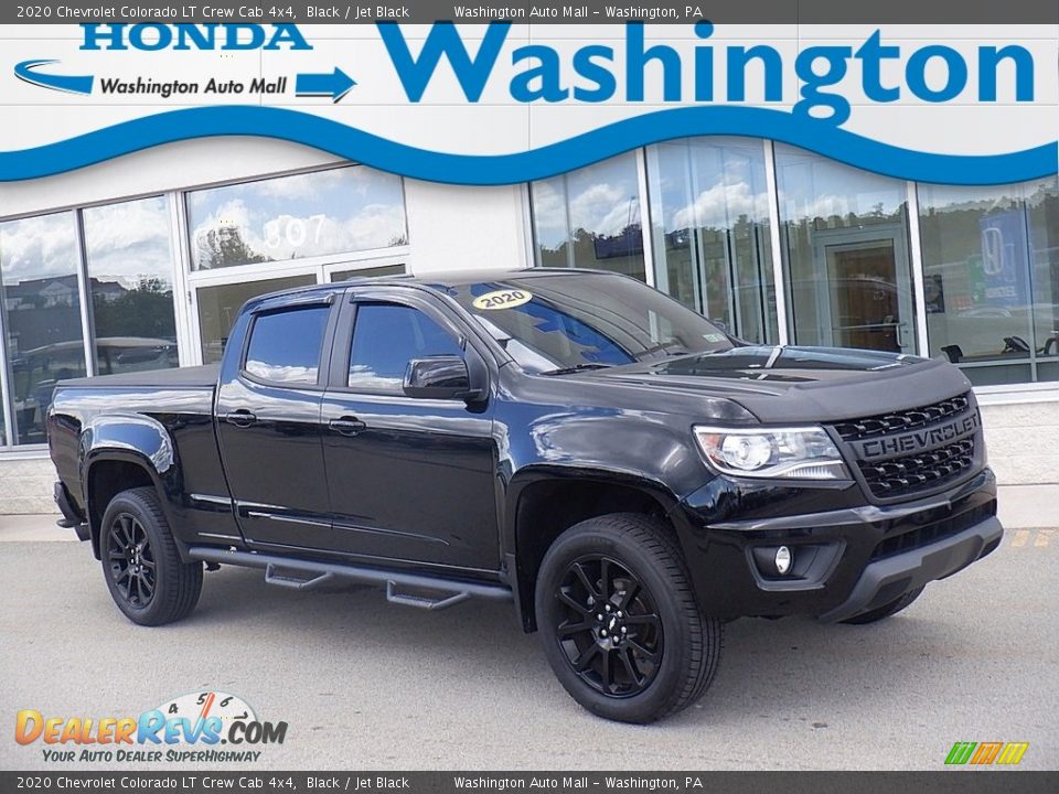 2020 Chevrolet Colorado LT Crew Cab 4x4 Black / Jet Black Photo #1