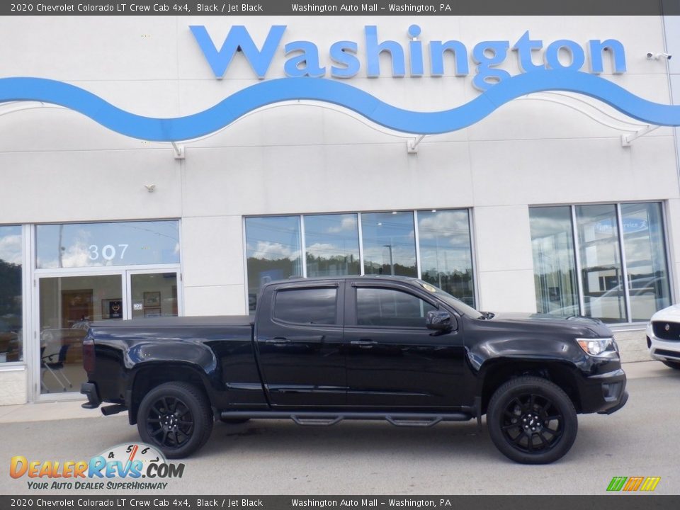 2020 Chevrolet Colorado LT Crew Cab 4x4 Black / Jet Black Photo #2