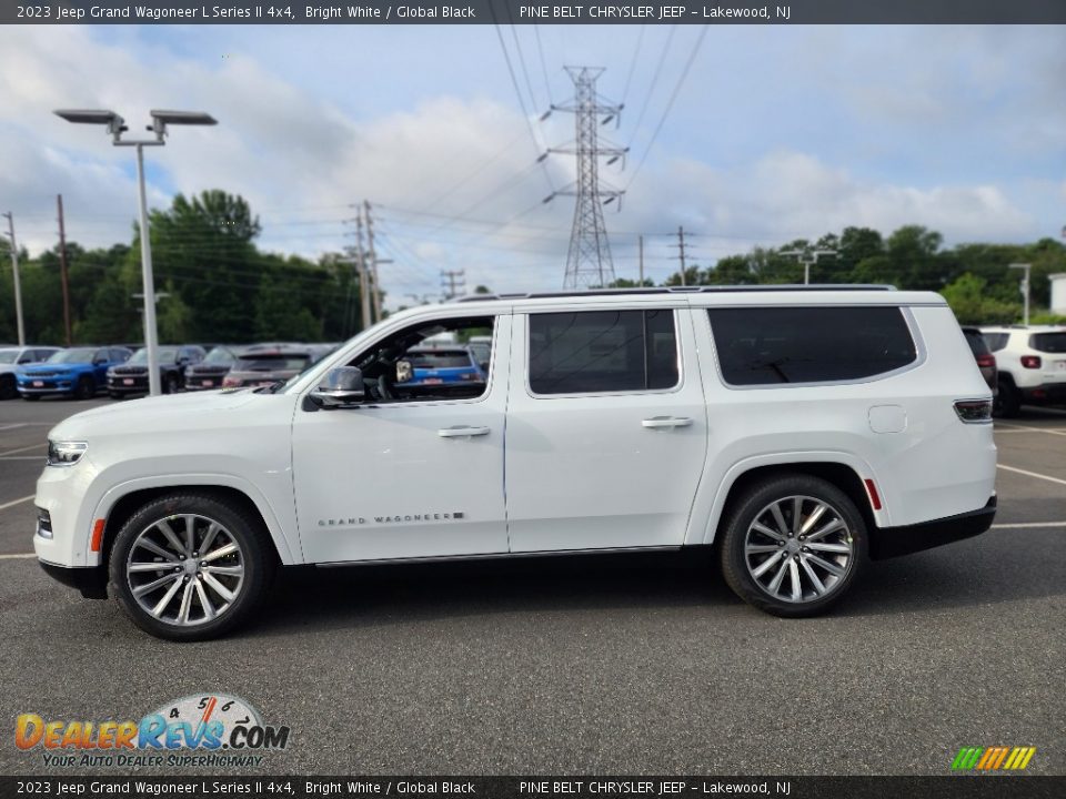 Bright White 2023 Jeep Grand Wagoneer L Series II 4x4 Photo #3