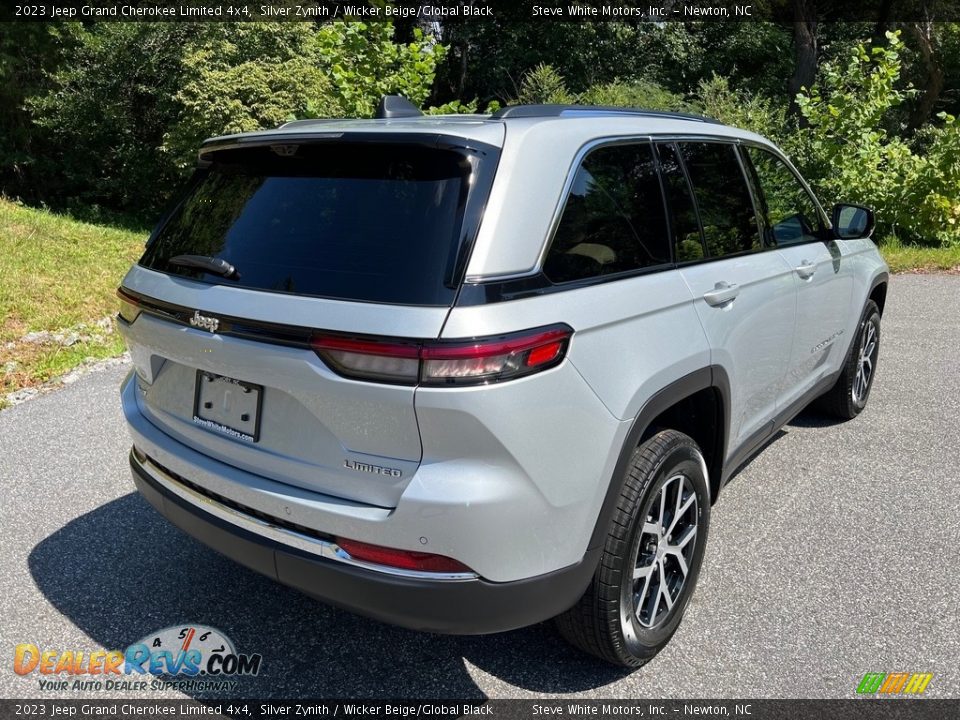 2023 Jeep Grand Cherokee Limited 4x4 Silver Zynith / Wicker Beige/Global Black Photo #6