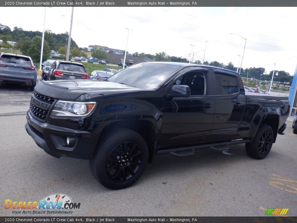 2020 Chevrolet Colorado LT Crew Cab 4x4 Black / Jet Black Photo #7