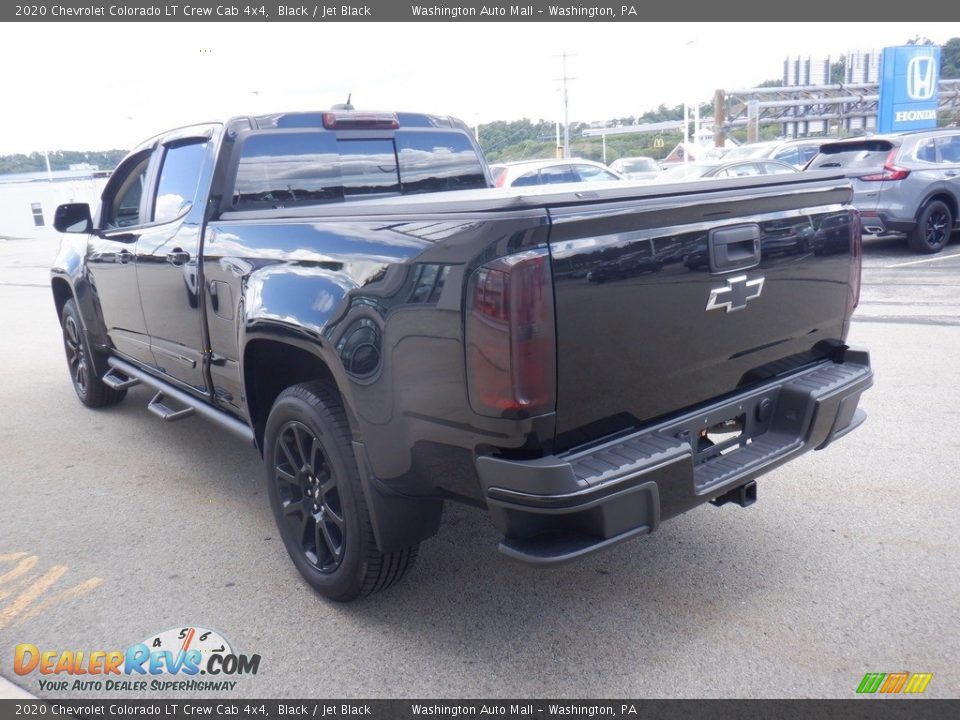 2020 Chevrolet Colorado LT Crew Cab 4x4 Black / Jet Black Photo #8