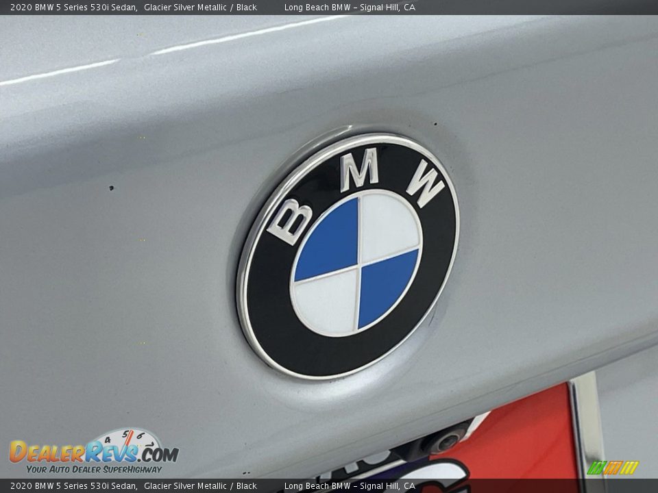 2020 BMW 5 Series 530i Sedan Glacier Silver Metallic / Black Photo #9