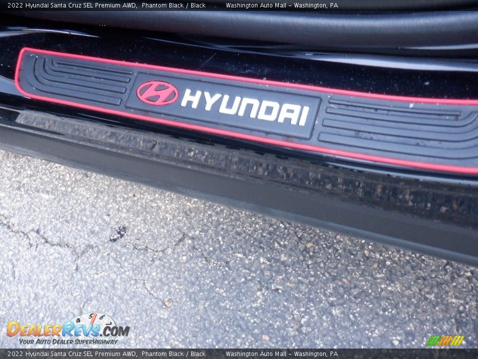 2022 Hyundai Santa Cruz SEL Premium AWD Phantom Black / Black Photo #16
