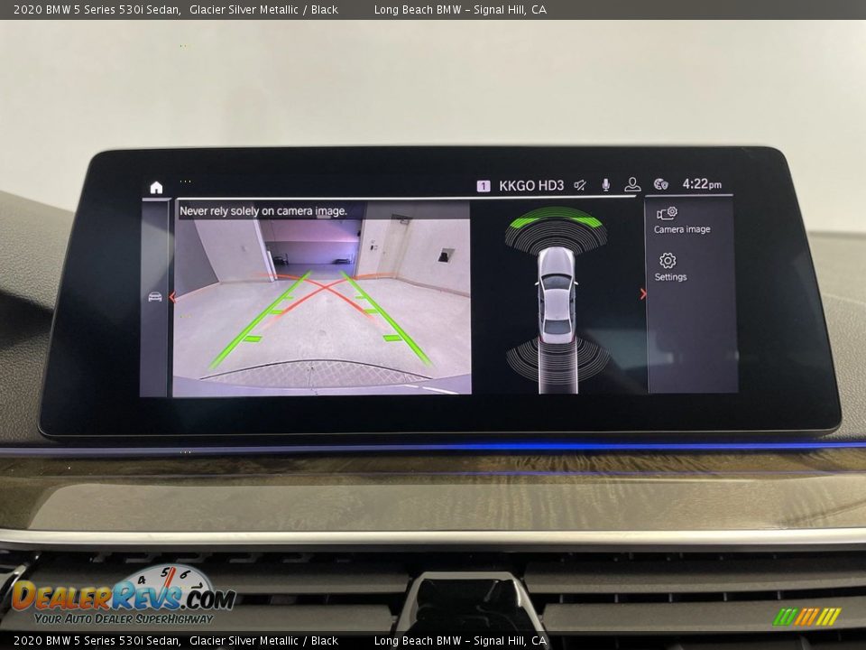 2020 BMW 5 Series 530i Sedan Glacier Silver Metallic / Black Photo #24