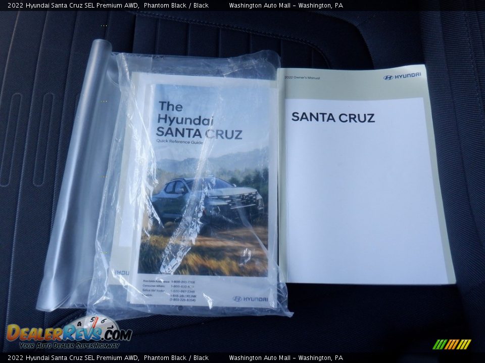 2022 Hyundai Santa Cruz SEL Premium AWD Phantom Black / Black Photo #33