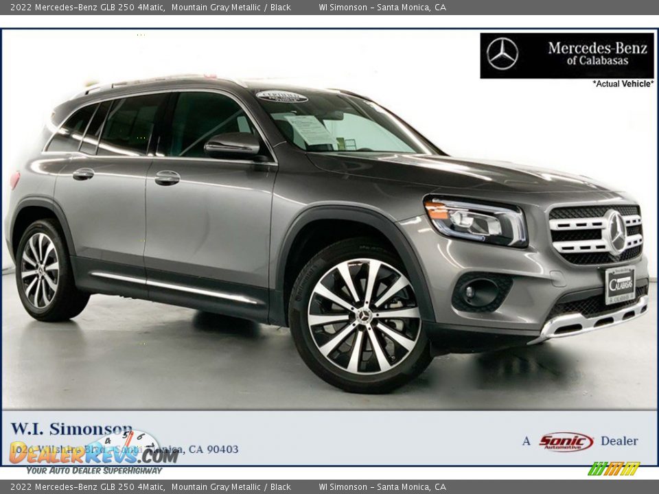 2022 Mercedes-Benz GLB 250 4Matic Mountain Gray Metallic / Black Photo #1