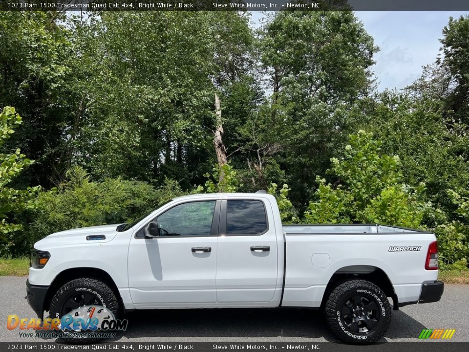 Bright White 2023 Ram 1500 Tradesman Quad Cab 4x4 Photo #1