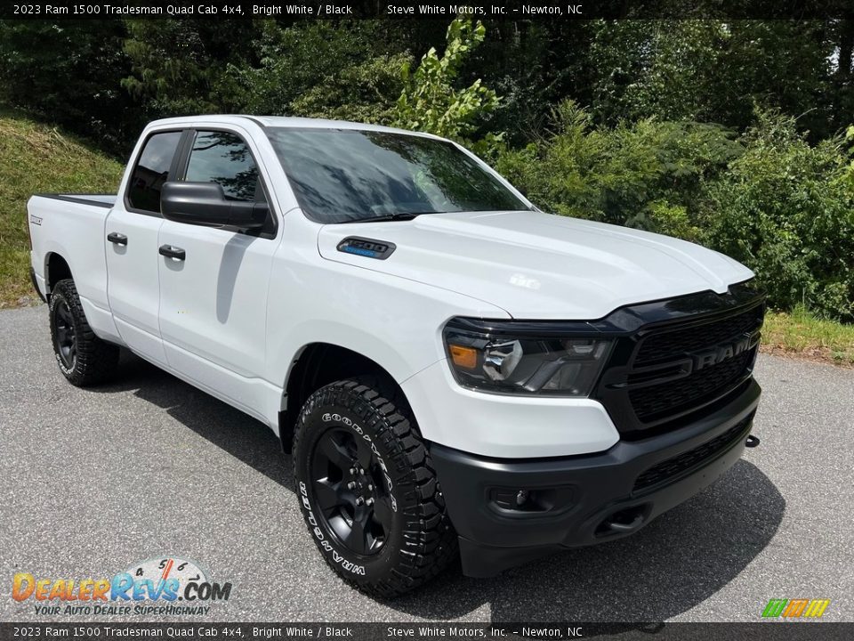 Front 3/4 View of 2023 Ram 1500 Tradesman Quad Cab 4x4 Photo #4