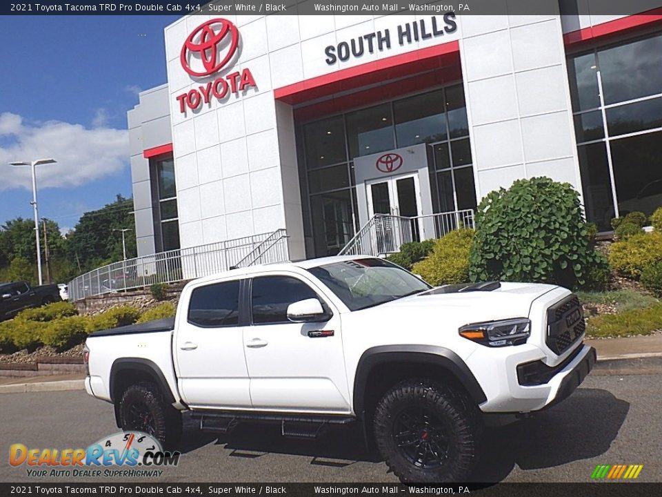 2021 Toyota Tacoma TRD Pro Double Cab 4x4 Super White / Black Photo #2