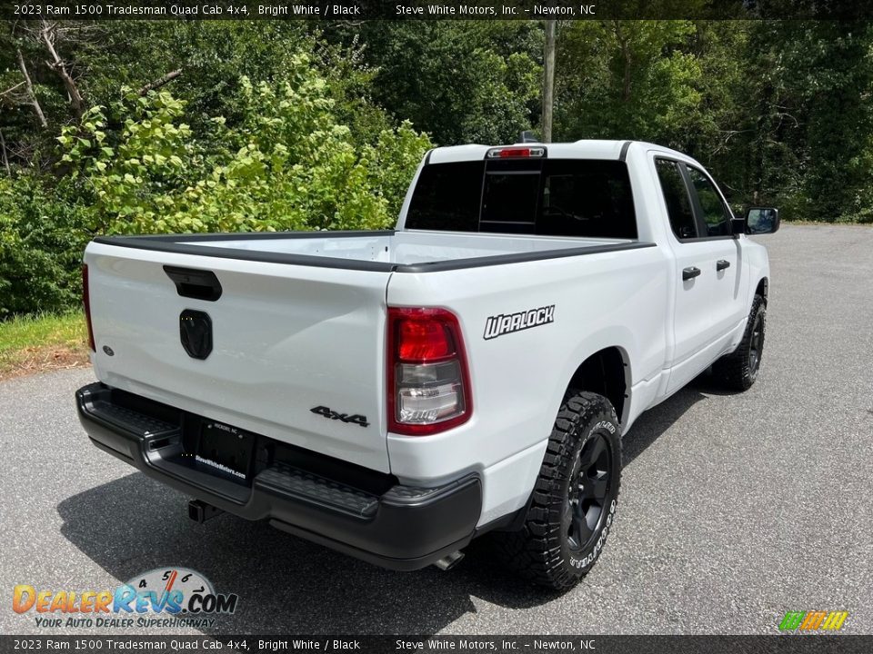 2023 Ram 1500 Tradesman Quad Cab 4x4 Bright White / Black Photo #6