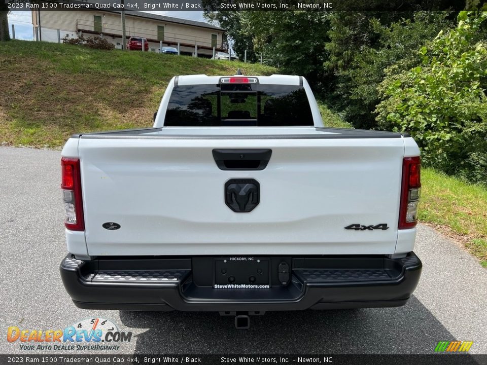 2023 Ram 1500 Tradesman Quad Cab 4x4 Bright White / Black Photo #7