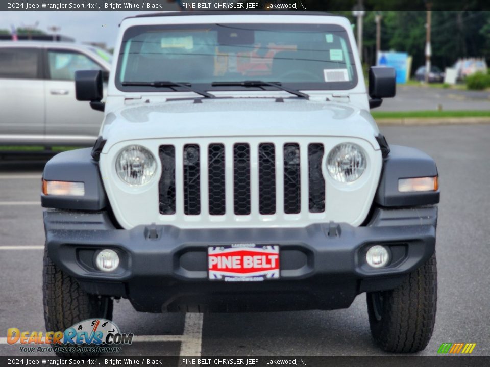 2024 Jeep Wrangler Sport 4x4 Bright White / Black Photo #2