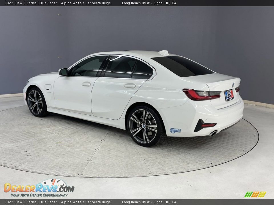 2022 BMW 3 Series 330e Sedan Alpine White / Canberra Beige Photo #3