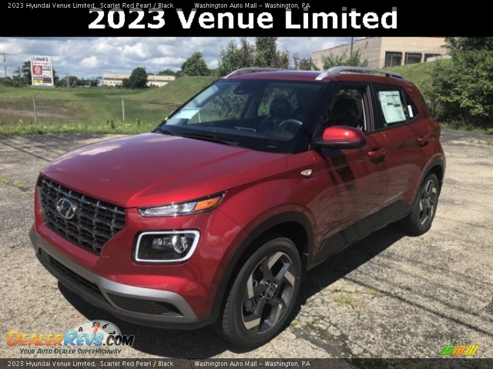 2023 Hyundai Venue Limited Scarlet Red Pearl / Black Photo #1