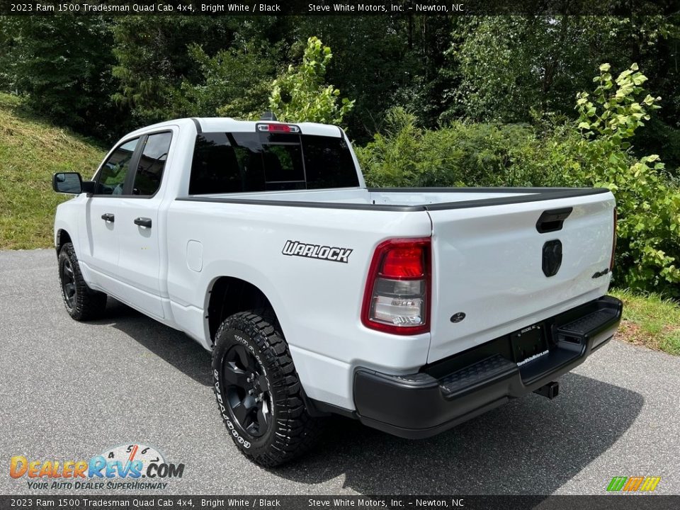 2023 Ram 1500 Tradesman Quad Cab 4x4 Bright White / Black Photo #9