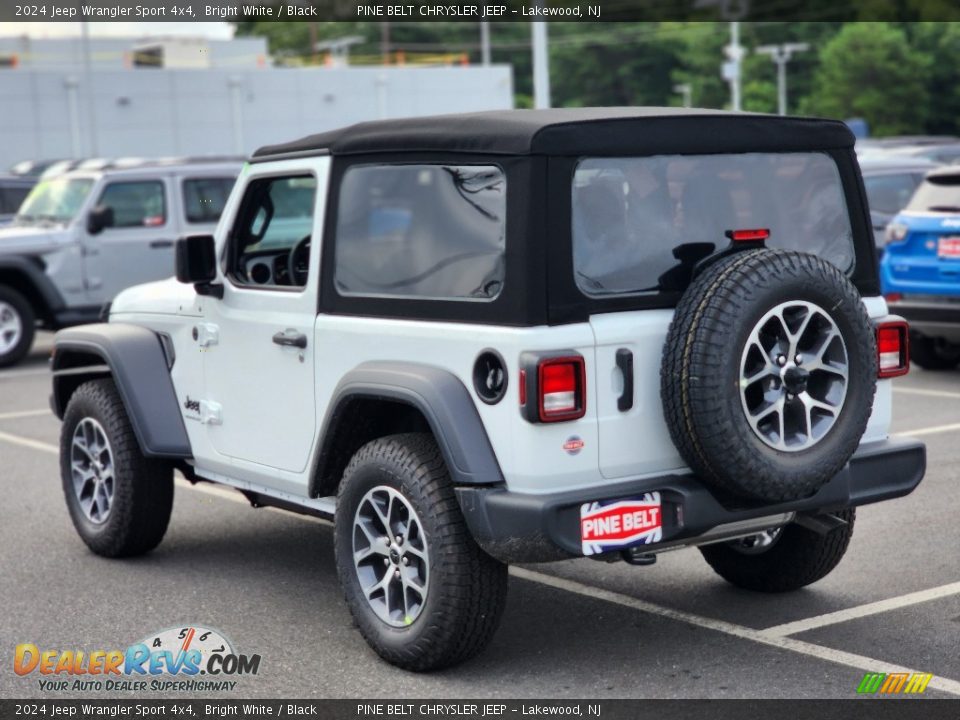 2024 Jeep Wrangler Sport 4x4 Bright White / Black Photo #4