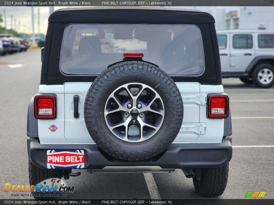 2024 Jeep Wrangler Sport 4x4 Bright White / Black Photo #6