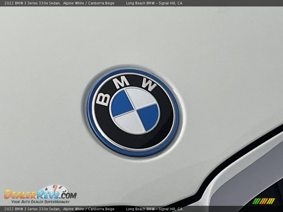 2022 BMW 3 Series 330e Sedan Alpine White / Canberra Beige Photo #7