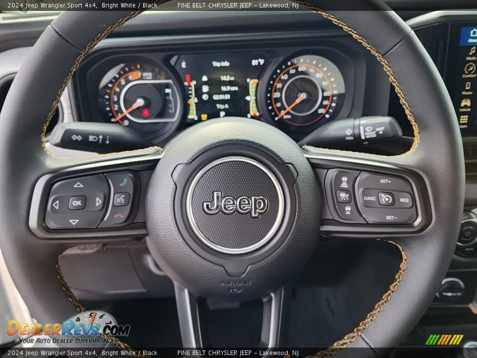 2024 Jeep Wrangler Sport 4x4 Steering Wheel Photo #12