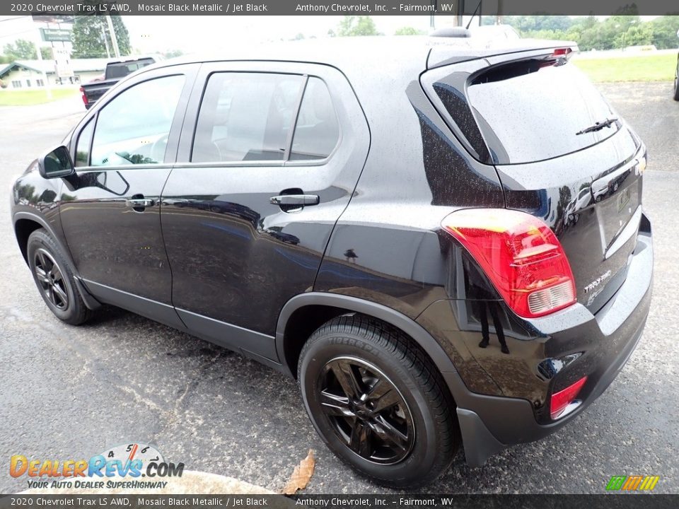 2020 Chevrolet Trax LS AWD Mosaic Black Metallic / Jet Black Photo #6