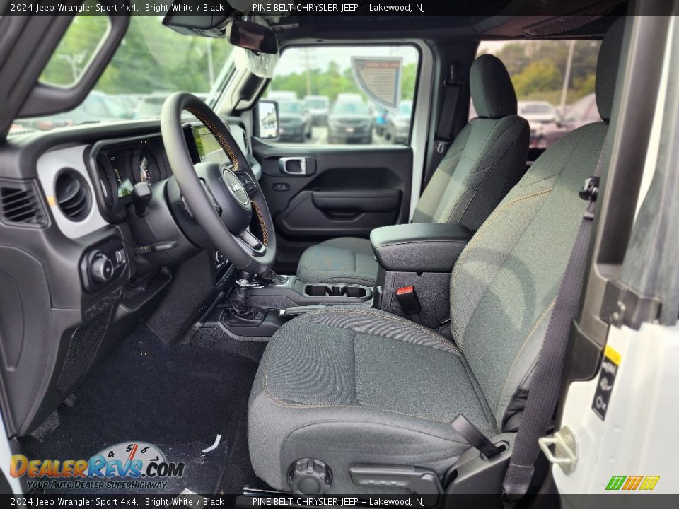 Front Seat of 2024 Jeep Wrangler Sport 4x4 Photo #13
