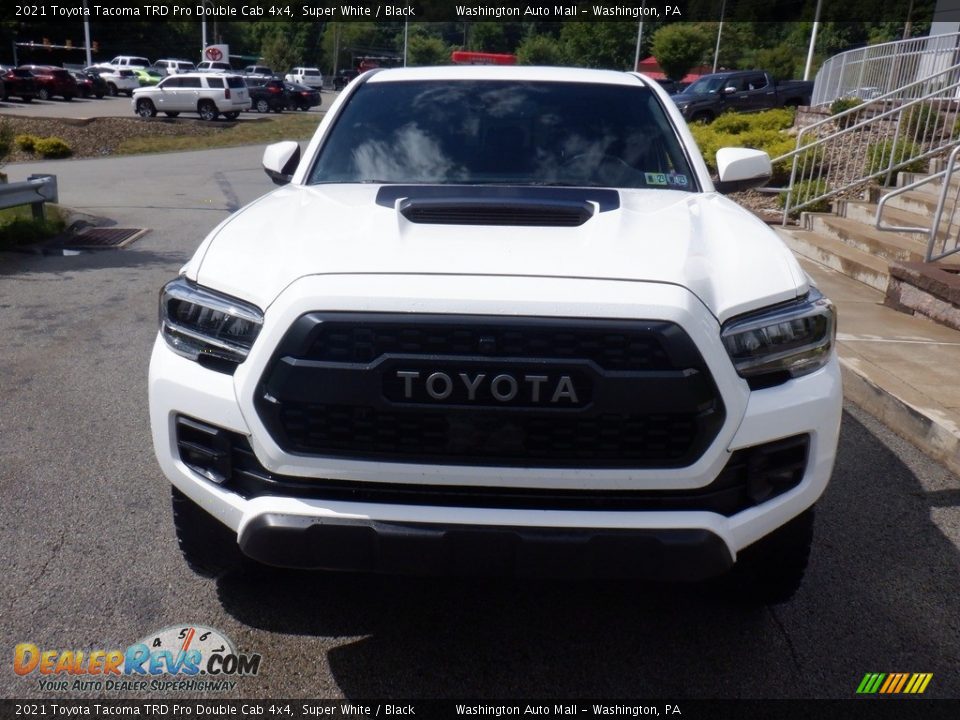 2021 Toyota Tacoma TRD Pro Double Cab 4x4 Super White / Black Photo #17