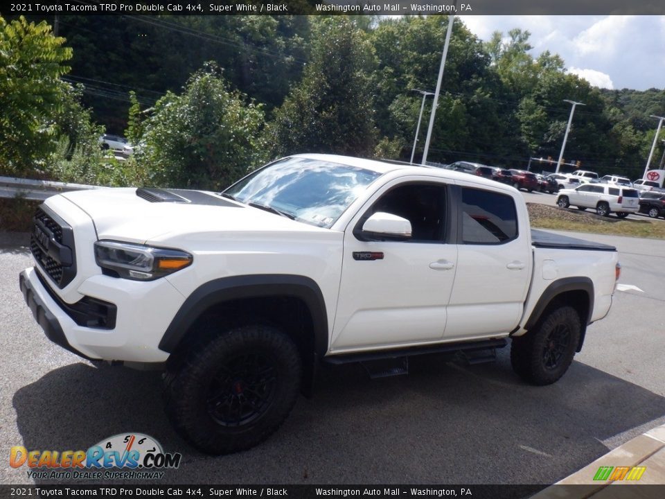 2021 Toyota Tacoma TRD Pro Double Cab 4x4 Super White / Black Photo #18