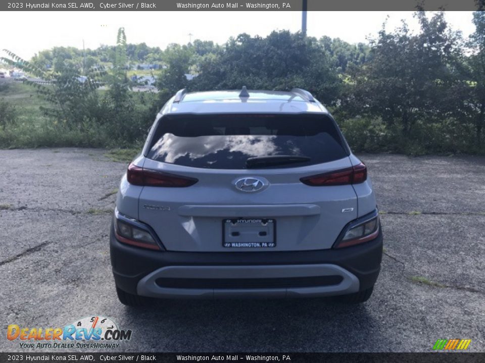 2023 Hyundai Kona SEL AWD Cyber Silver / Black Photo #7