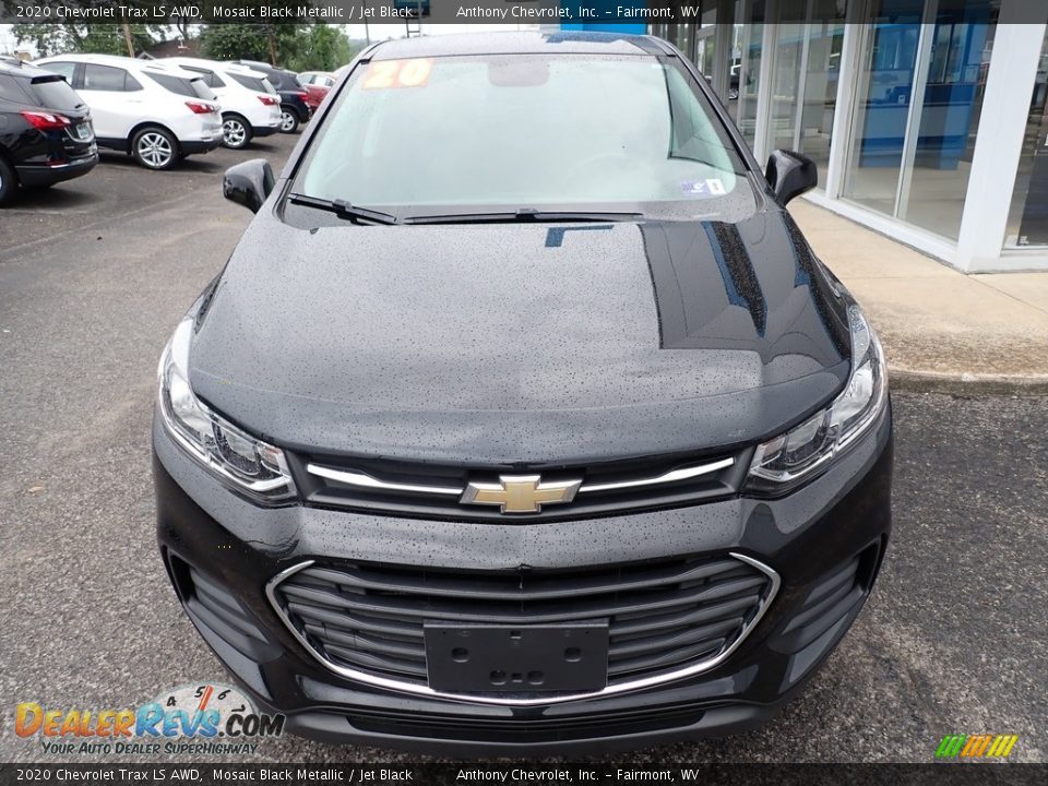 2020 Chevrolet Trax LS AWD Mosaic Black Metallic / Jet Black Photo #9