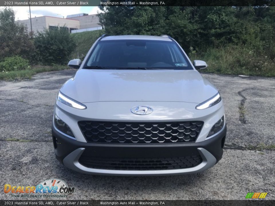 2023 Hyundai Kona SEL AWD Cyber Silver / Black Photo #9