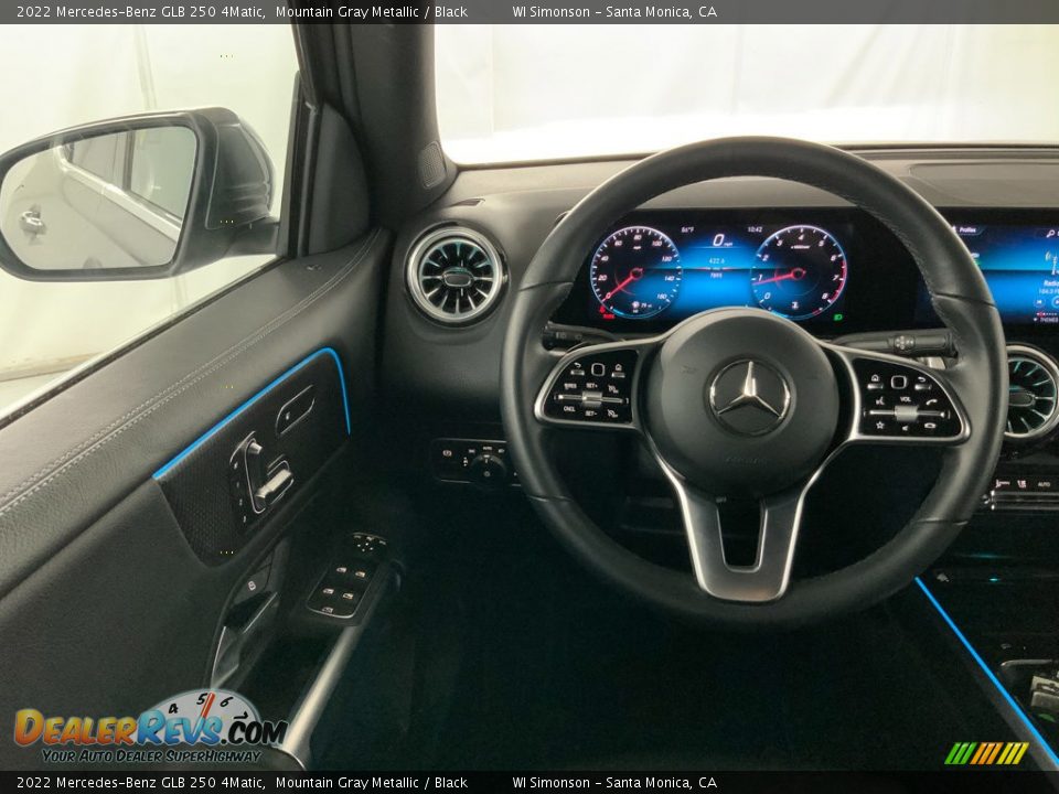 2022 Mercedes-Benz GLB 250 4Matic Mountain Gray Metallic / Black Photo #24