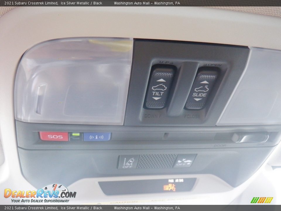 2021 Subaru Crosstrek Limited Ice Silver Metallic / Black Photo #24