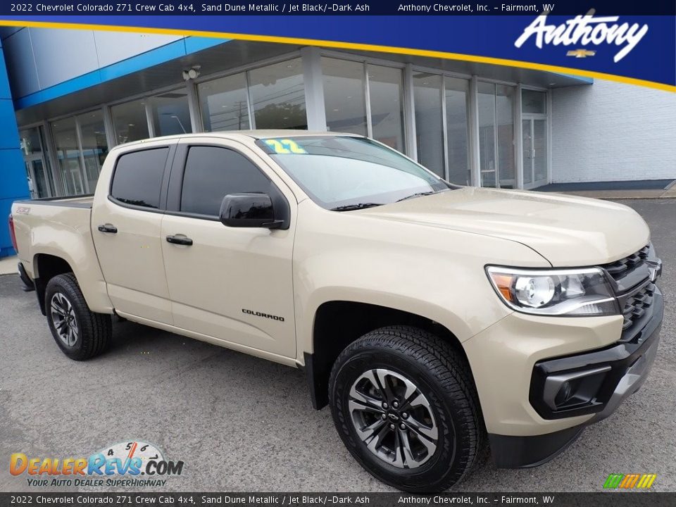 2022 Chevrolet Colorado Z71 Crew Cab 4x4 Sand Dune Metallic / Jet Black/­Dark Ash Photo #1