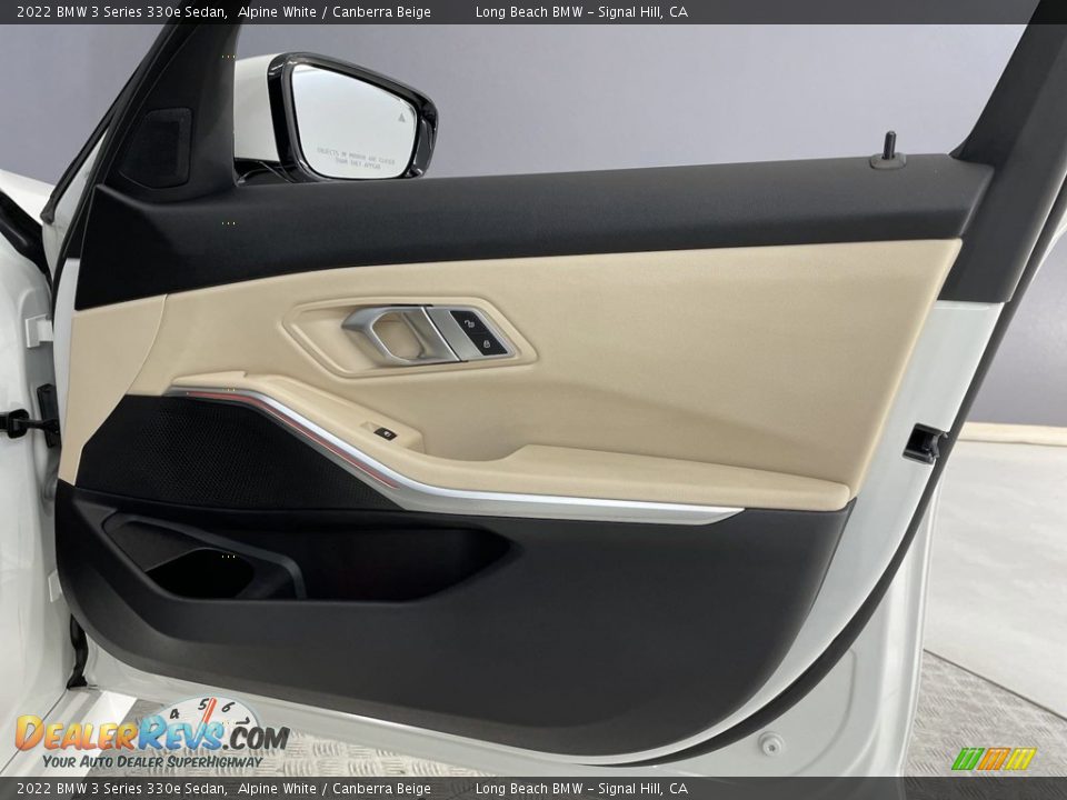 2022 BMW 3 Series 330e Sedan Alpine White / Canberra Beige Photo #32