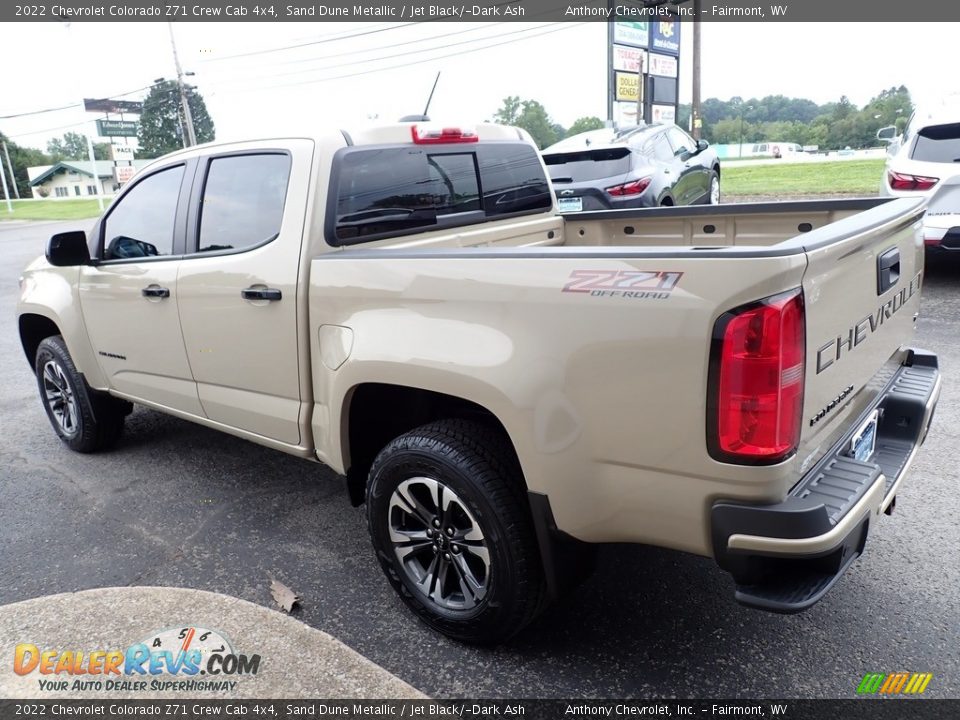 2022 Chevrolet Colorado Z71 Crew Cab 4x4 Sand Dune Metallic / Jet Black/­Dark Ash Photo #6