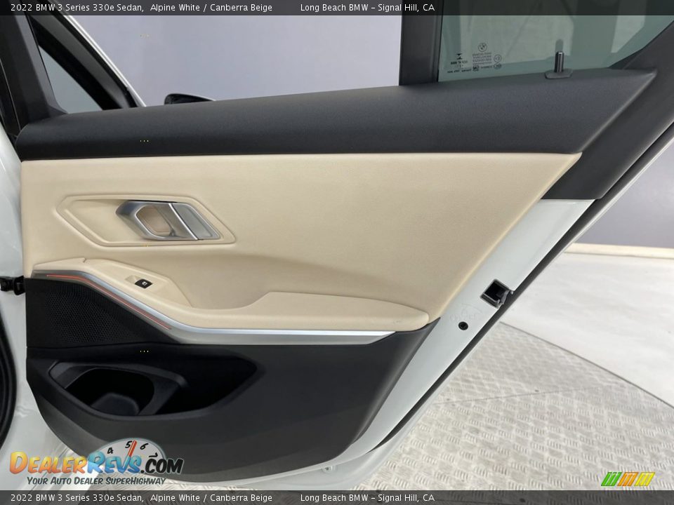 2022 BMW 3 Series 330e Sedan Alpine White / Canberra Beige Photo #35