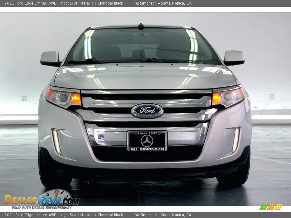 2011 Ford Edge Limited AWD Ingot Silver Metallic / Charcoal Black Photo #2