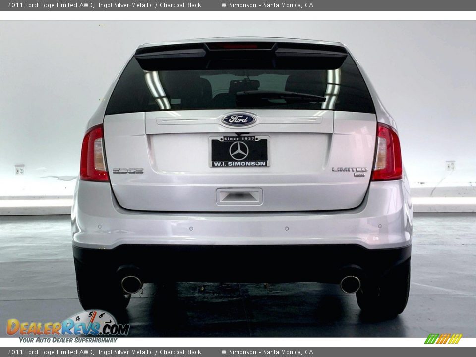 2011 Ford Edge Limited AWD Ingot Silver Metallic / Charcoal Black Photo #3