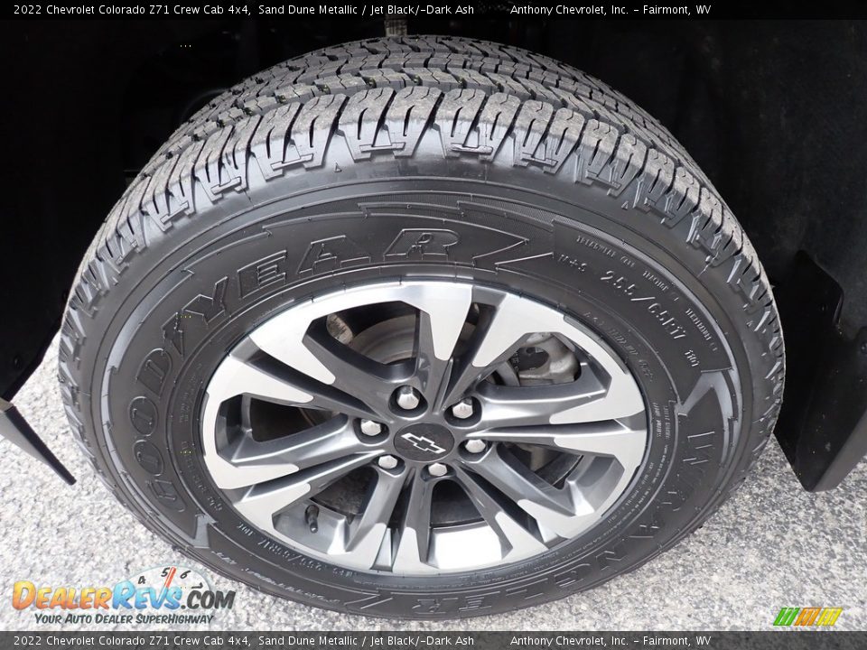 2022 Chevrolet Colorado Z71 Crew Cab 4x4 Sand Dune Metallic / Jet Black/­Dark Ash Photo #10