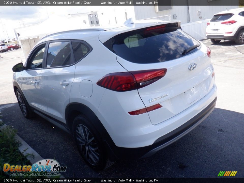2020 Hyundai Tucson SEL AWD Cream White Pearl / Gray Photo #5